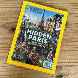 National Geographic HIDDEN History of PARIS mag 4home or office waiting room